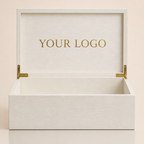Executive Wooden Gift Box with Engraved Logo