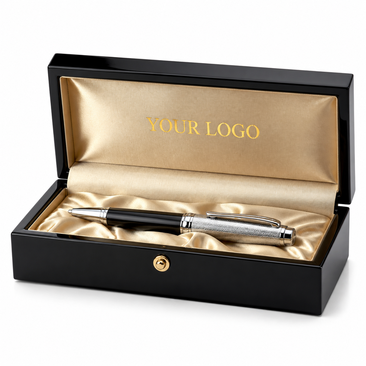 Executive Wooden Gift Box with Engraved Logo