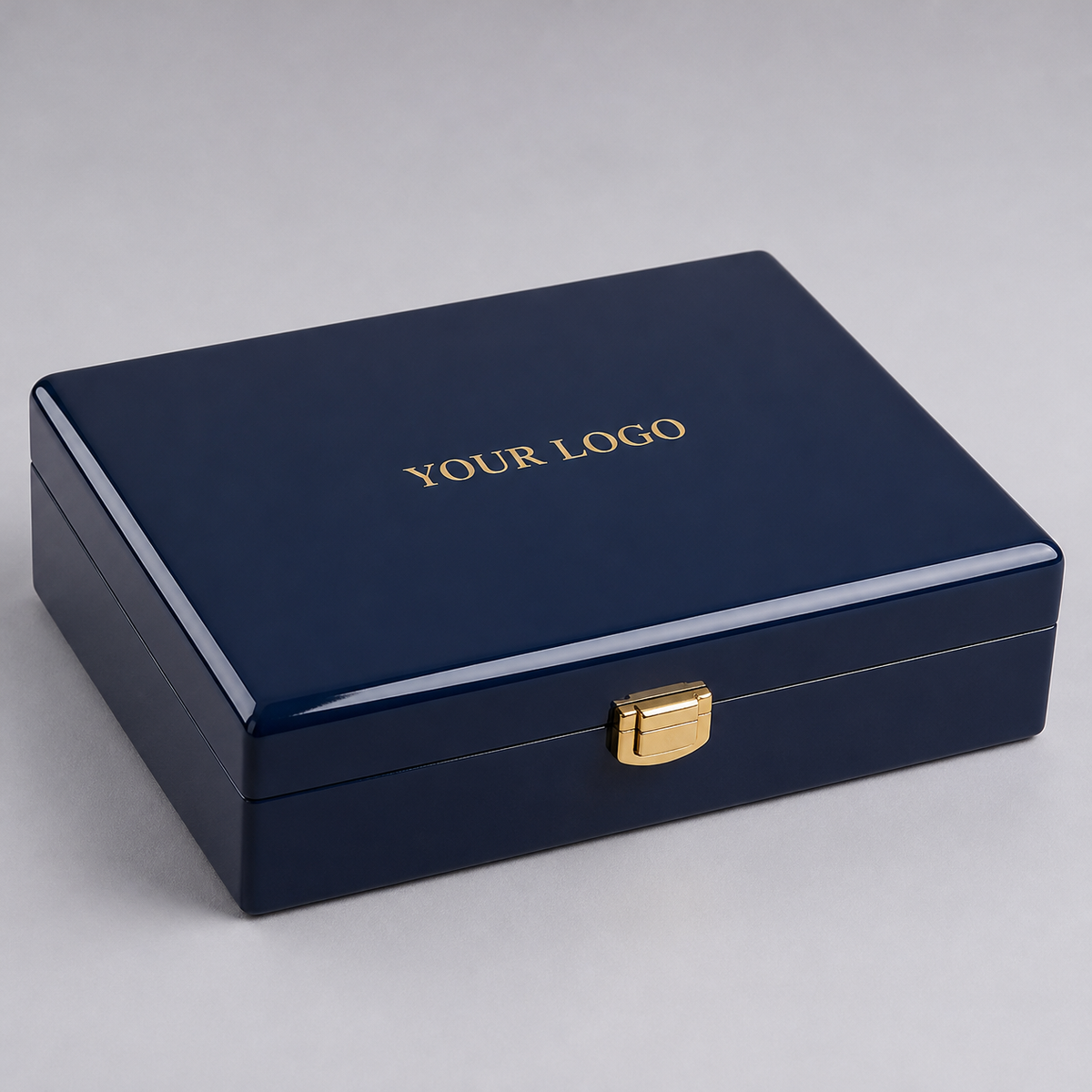 Executive Wooden Gift Box with Engraved Logo