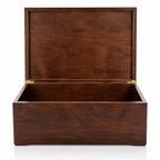 Executive Wooden Gift Box with Engraved Logo