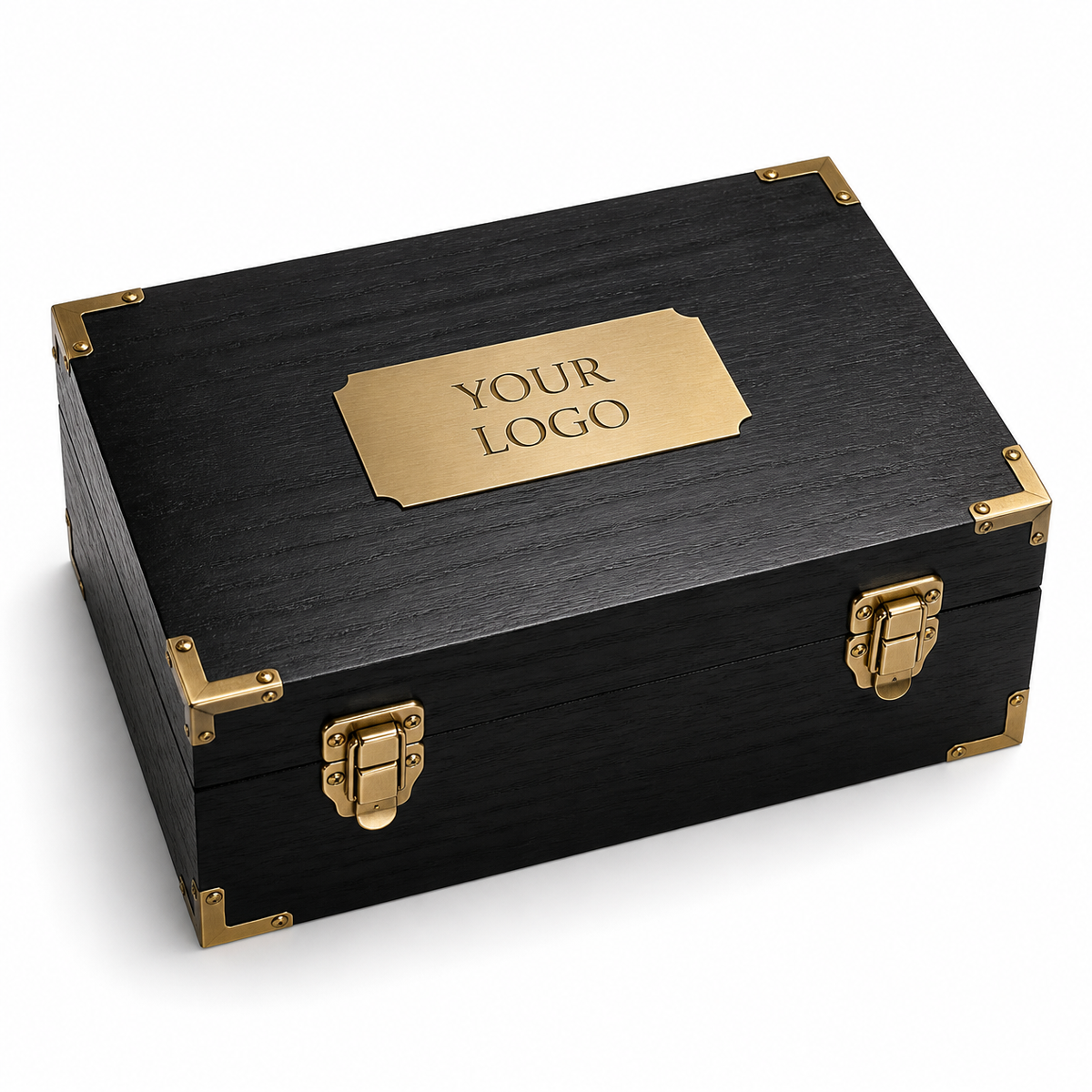 Executive Wooden Gift Box with Engraved Logo