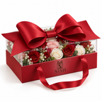 Fresh & Artificial Flower Gift Box