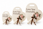 Heart-Shaped Floral Gift